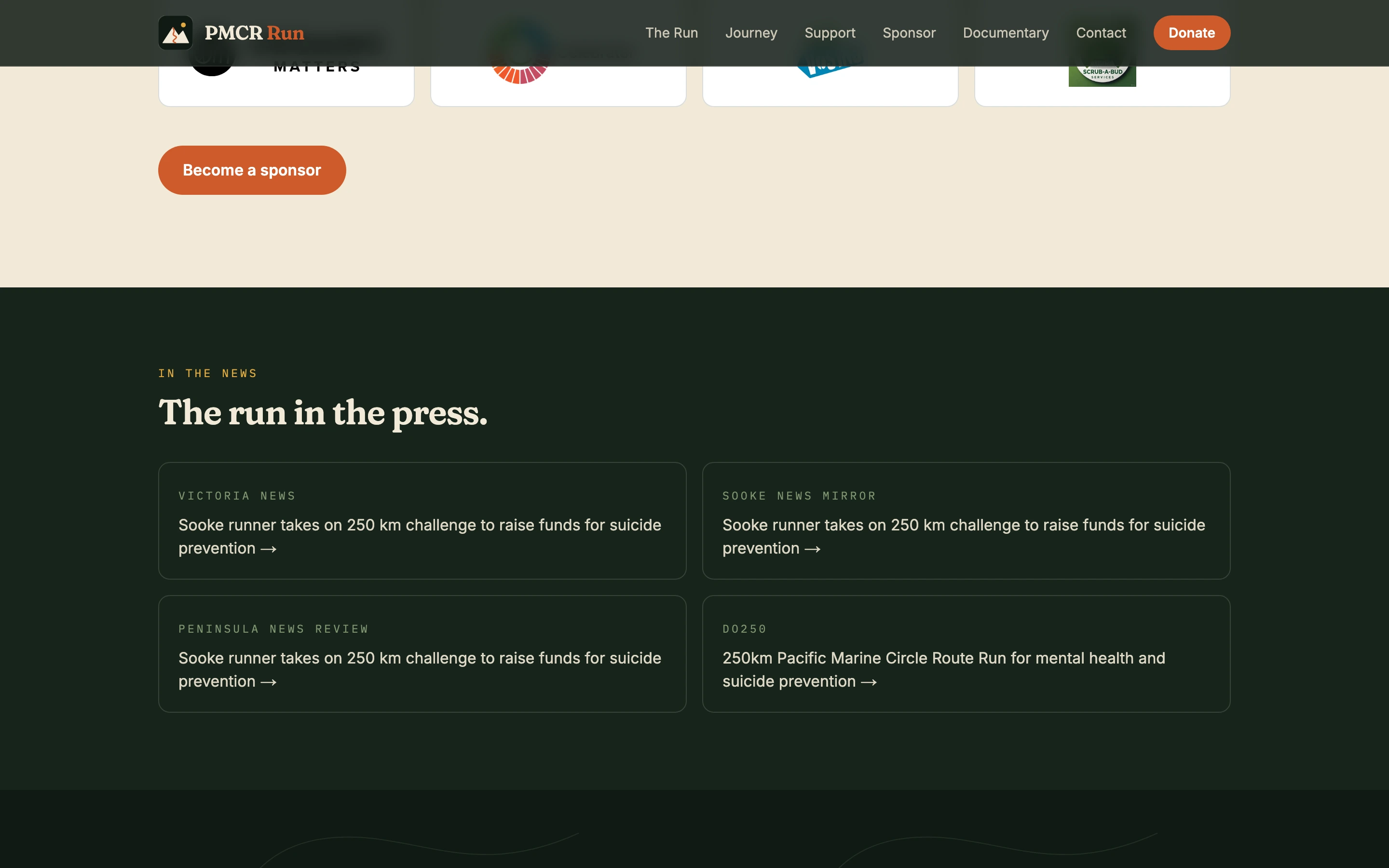 Press coverage section